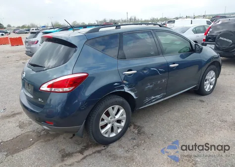 2013 Nissan Murano Sl из США, поврежденный, VIN JN8AZ1MUXDW205605